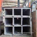 ST37-2 SS400 svart kol rektangulärt fyrkantigt stålrör